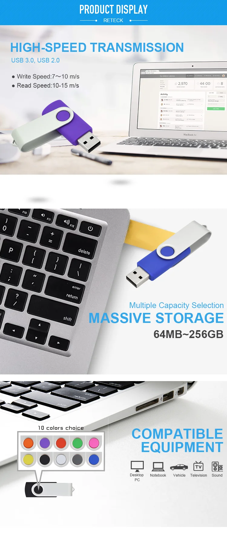 High Speed USB 3.0 Diy Brand LOGO 16GB 32Gb 64GB USB Flash Drives & Usb Disk - ANKUX.COM
