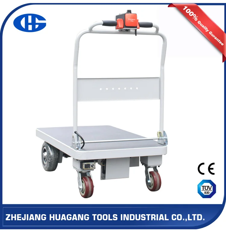 Electric Hand Truck With Foldable Hand For Materials Handling Hg101