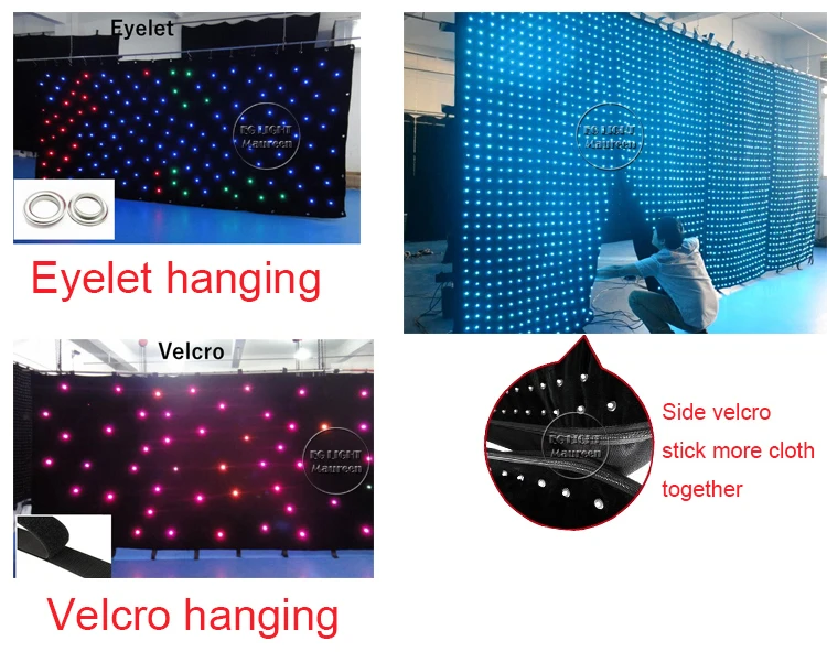 led star cloth