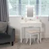 hot selling Wood DressingTable Vanity Table Drawers & Mirror