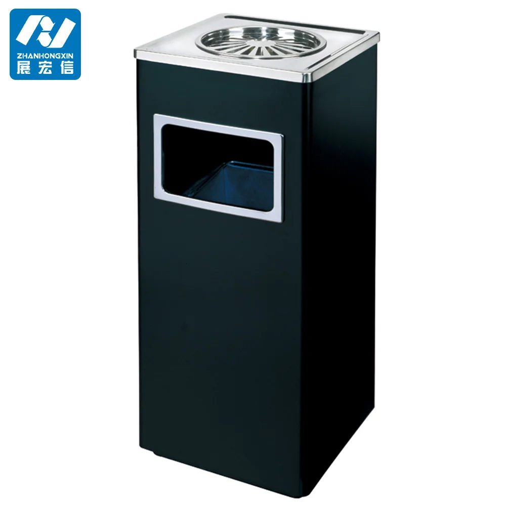 Outdoor Trash Bin With Cigar Ashtray Stand Buy Outdoor Ashtray Stand