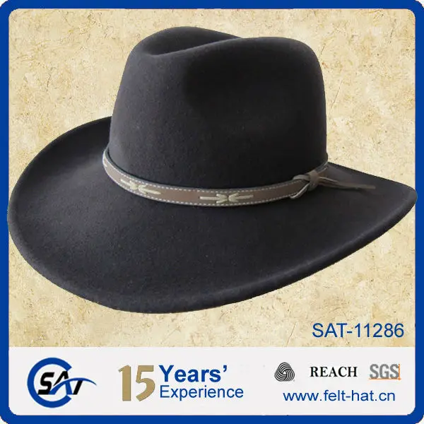 shaping a wool felt hat