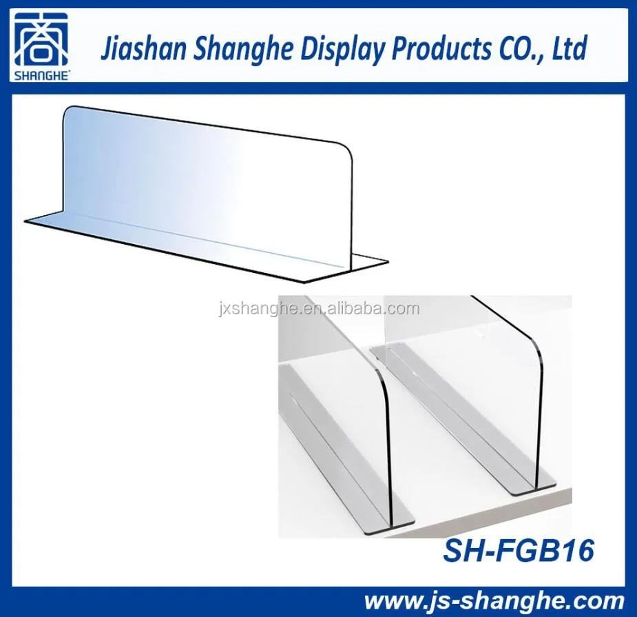 Clear T-shaped Divider Without Grip For Shelves/freezers/ Coolers - Buy ...