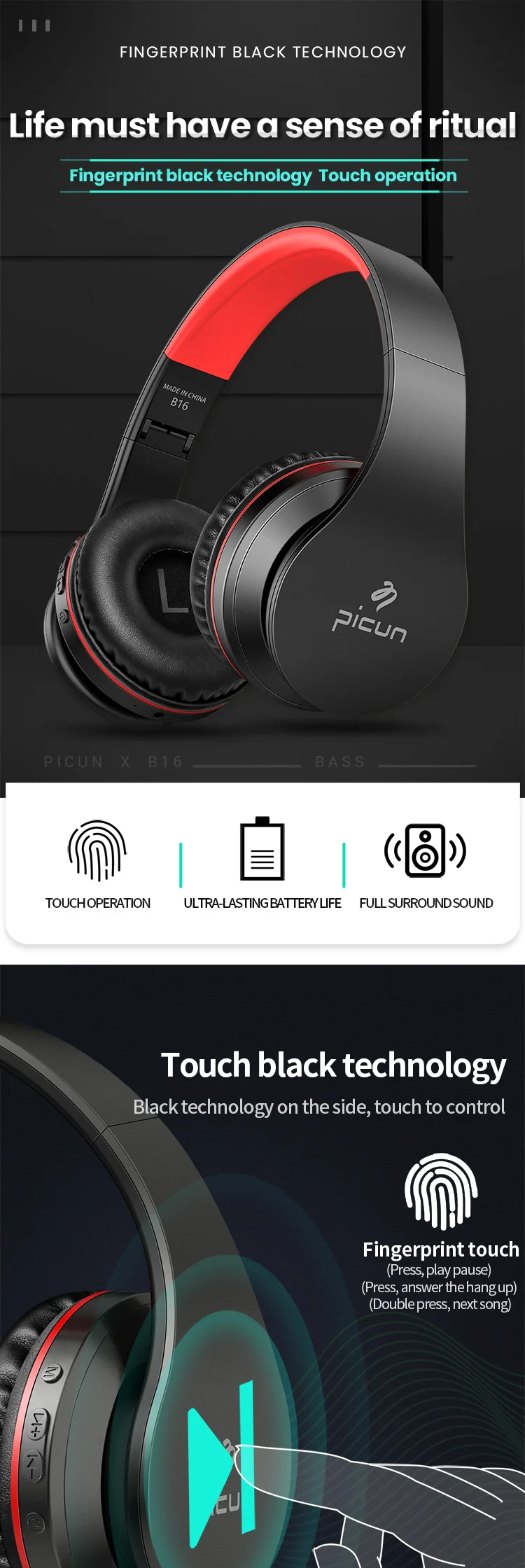 Customizable New Model Headphone Latest Hands Free Bluetooth Headset ...