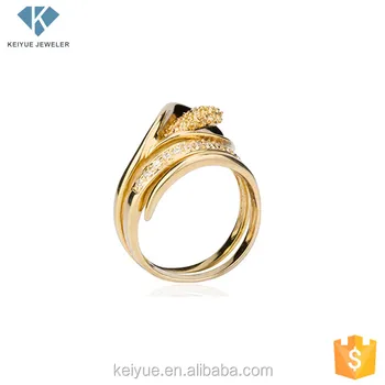 pure gold ring design for female