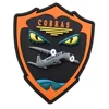 Factory supplier apparel rubber badge glow in the dark silicone patches