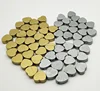 Wholesale Size 15mm Heart Shaped Wooden Beads With Eco-friendly Gold/Silver Painting DIY Wooden Teether Components