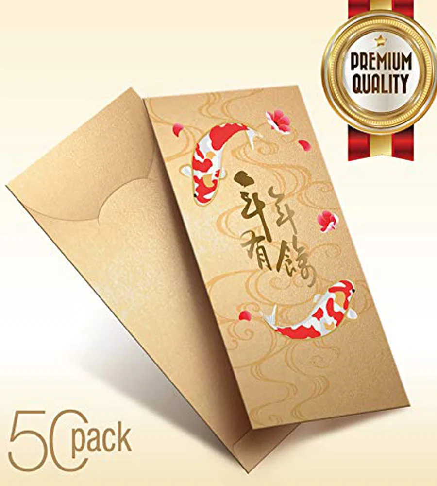 Lucky Money Paper Envelope - Red Packet with Eco-friendliness
