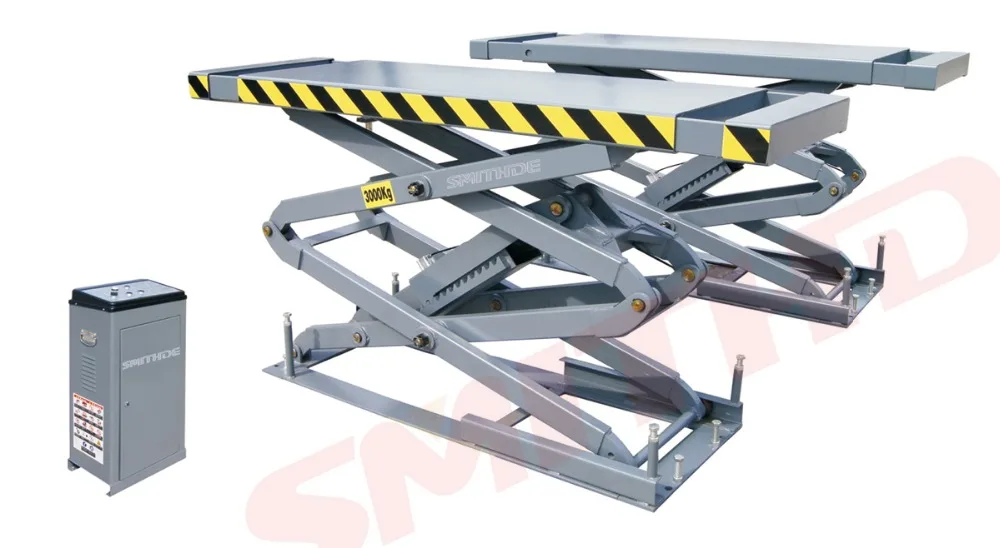 Smithde Smd35sb Hydraulic Ultra Thin Car Scissor Lift(double Extension