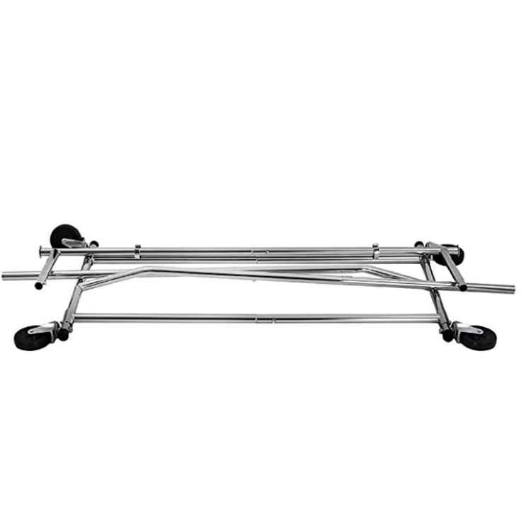 fordable steel clothes rack