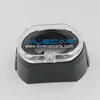 auto headlamp retrofit projector shrouds with white color led angel eyes X5R shrouds 2.5inch black color shrouds