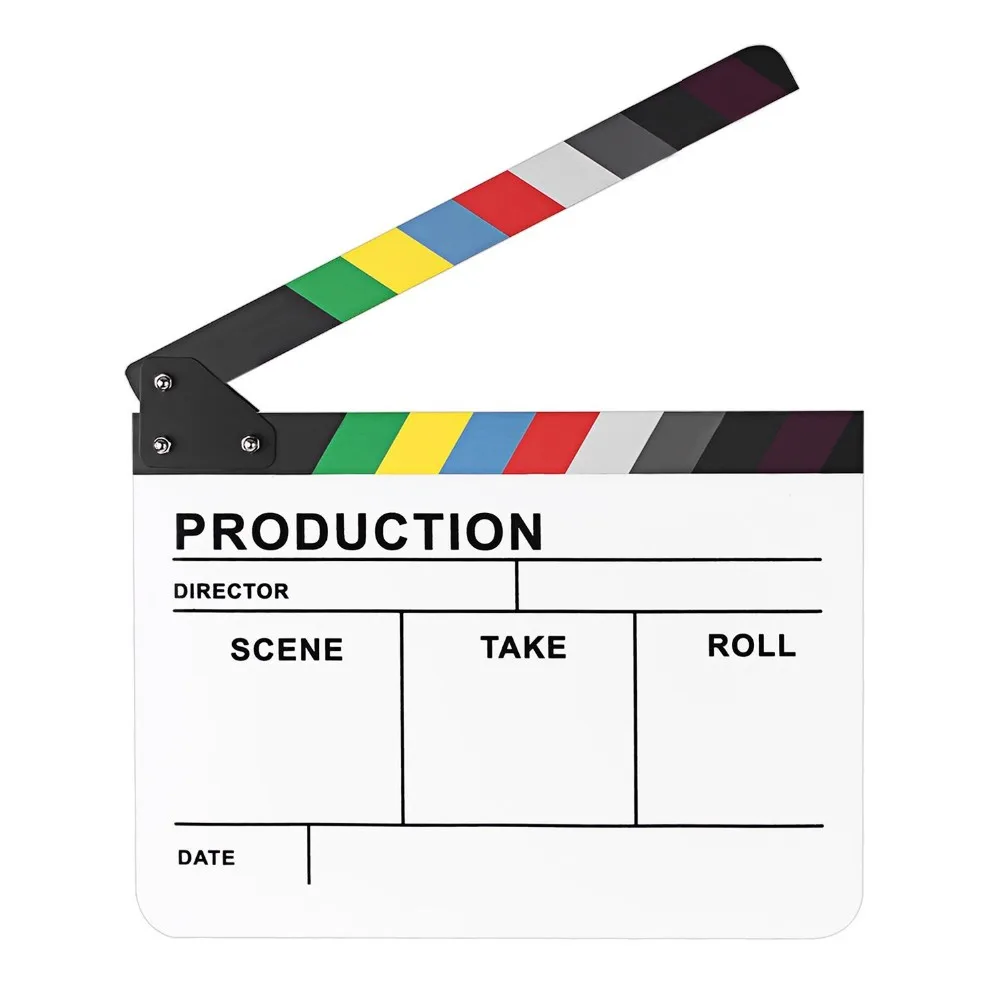 Acrylic Film Cut Action Scene Slate Clapper Board - Buy Action Board ...