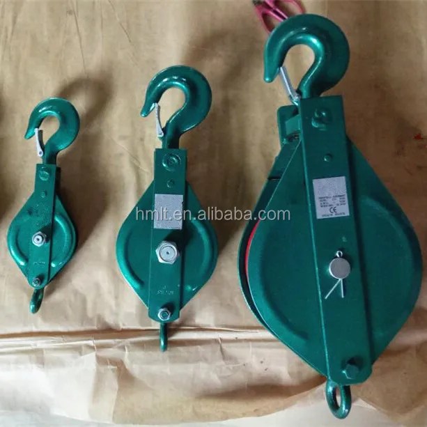 Heavy Duty Pulley Block For Wire Rope 1t 2t 3t 5t Buy Pulley Block