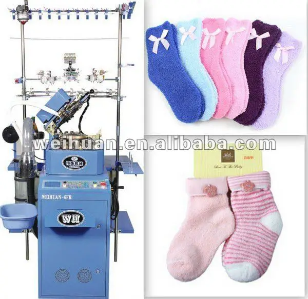 Specialmade Automatic Sock Knitting Machine For Making Feather Yarn