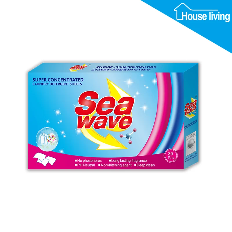 Super Concentrated Washing Detergent Paper Soap Tissue Laundry