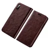 New Multi - function Wallet Real Leather Cell Phone Case For Iphone XS MAX XR Cover Shell