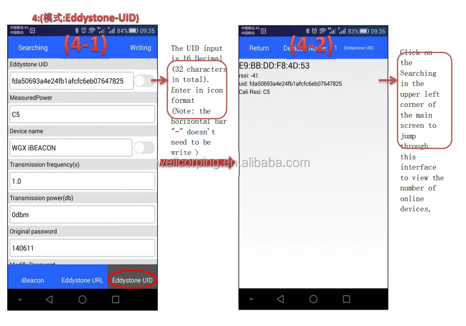 waterproof long range temperature sensor gateway card ble 4.0 bluetooth beacon eddystone