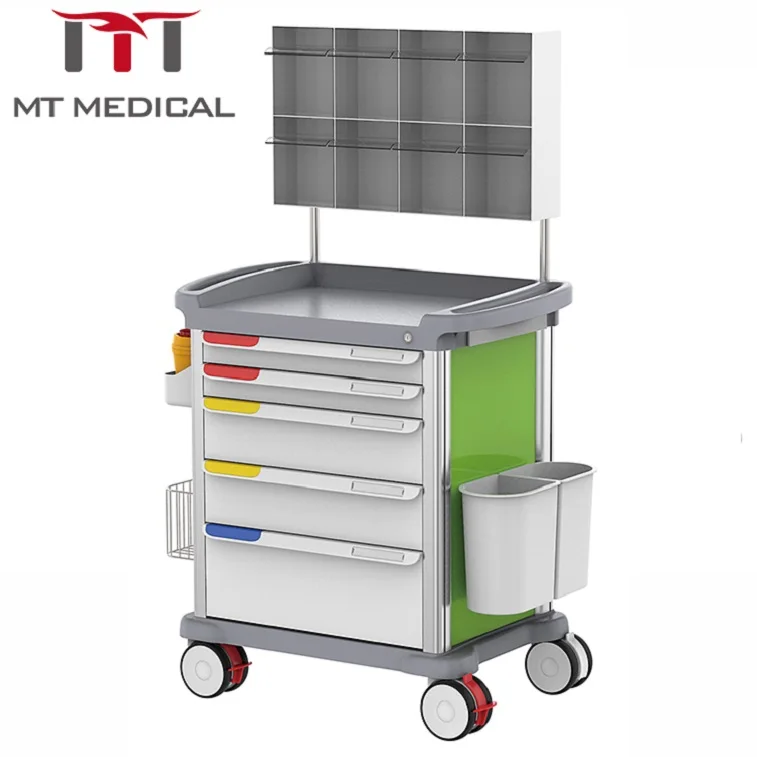 MT MEDICAL hospital emergency anaesthesia trolley medical cart prices