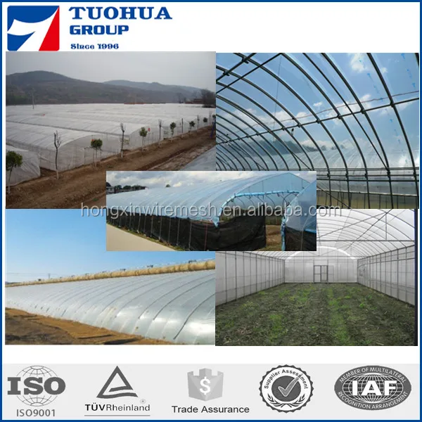 transparent clear tarpaulin / greenhouse used woven reinforced polyweave fabric film