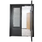 Aluminum Alloy Soundproof Windows And Doors,Glass Office Entry Doors
