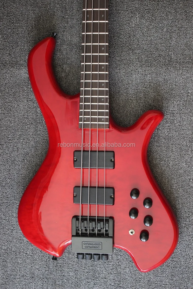 Weifang Rebon 4 String Headless Electric Bass Guitar With