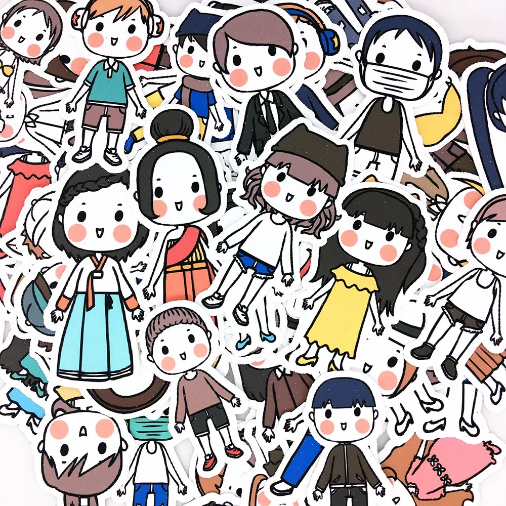 2019 卡通纸 100 pcs/1000 贴纸