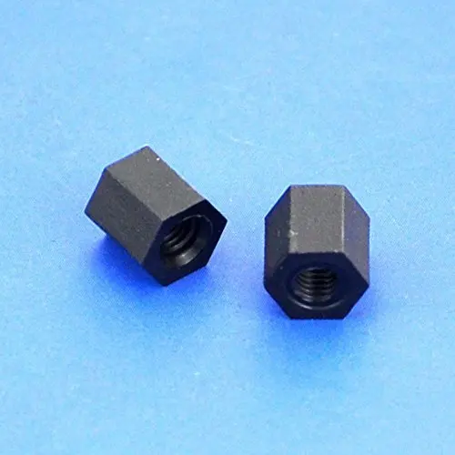 ElectronicsSalon 100pcs 20mm Nylon M4 Threaded Hex MaleFemale