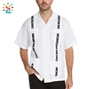 Wholesale guayabera tshirt for men polo shirts short sleeve 68% Polyester 32% Merino Wool tee wholesale
