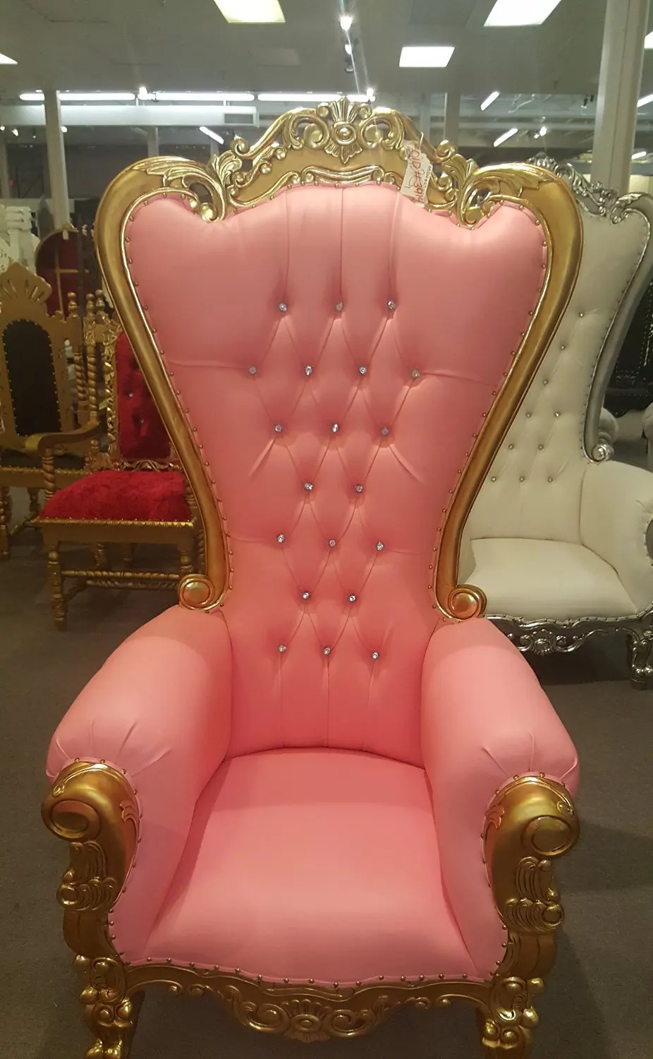 Buy Royal Throne Wedding Chair Royalty Chair Elegant White And Gold