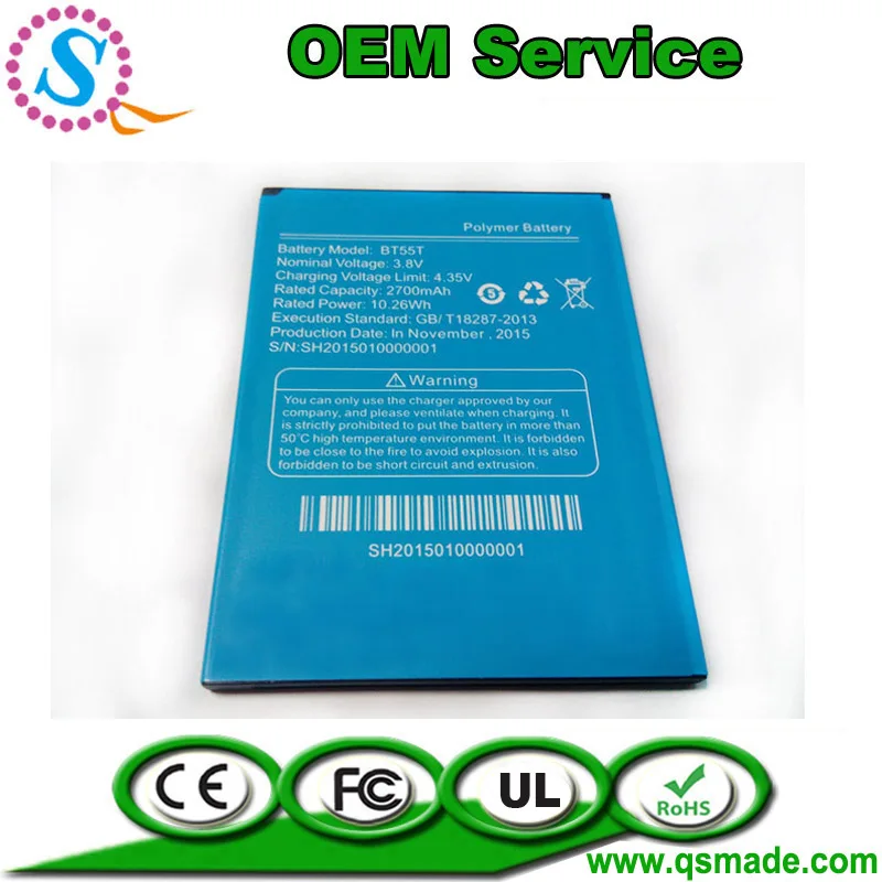 spice mobile battery BT55Tfor ZOPO ZP999 999 ZP3X gb/t 18287-2013 mobile phone battery