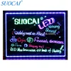 2014 Hot Selling Fluorescent LED Dry Erase Boards For Restaurants/Shops