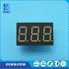 Free samples small MOQ 7segment cathode 3digits 12pins led indoor usage display