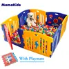 Indoor Outdoor 8 Panel safety plastic baby folding playpen infant play yard