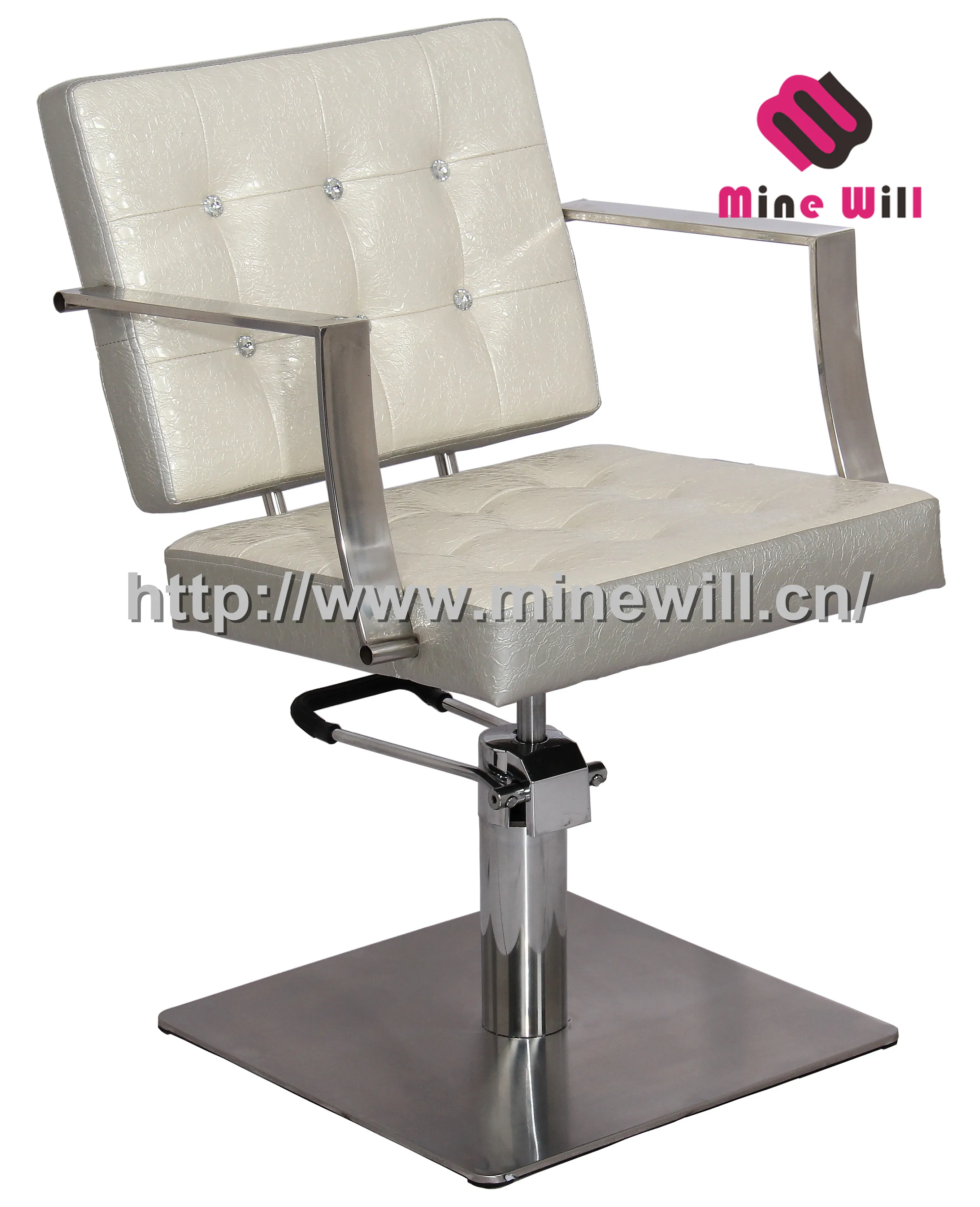 Round Shape White Reception /waiting Room Chair For Hair Salon Buy