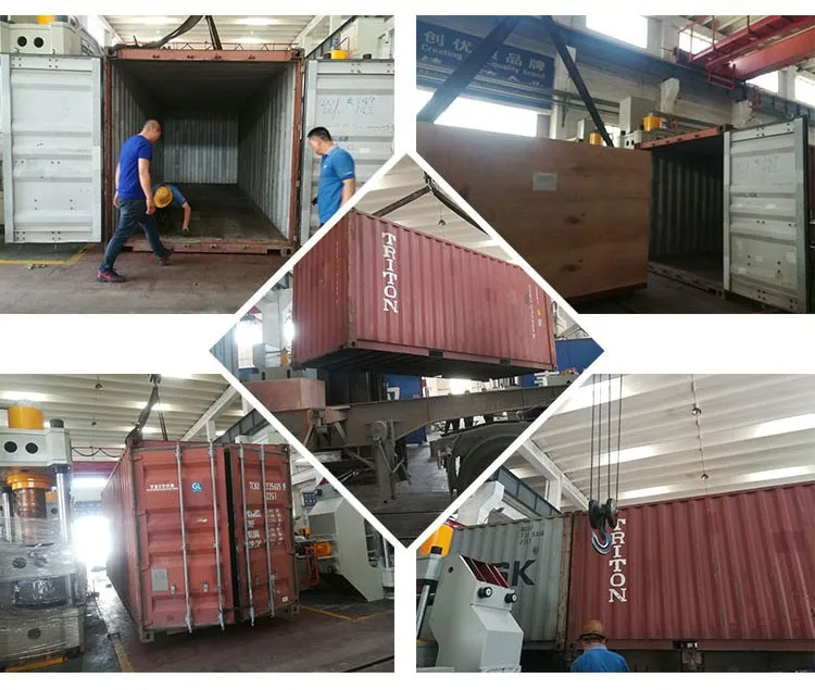 hydraulic press shipping