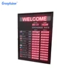 foreign currency exchange led indoor display \ led digital currency rate board