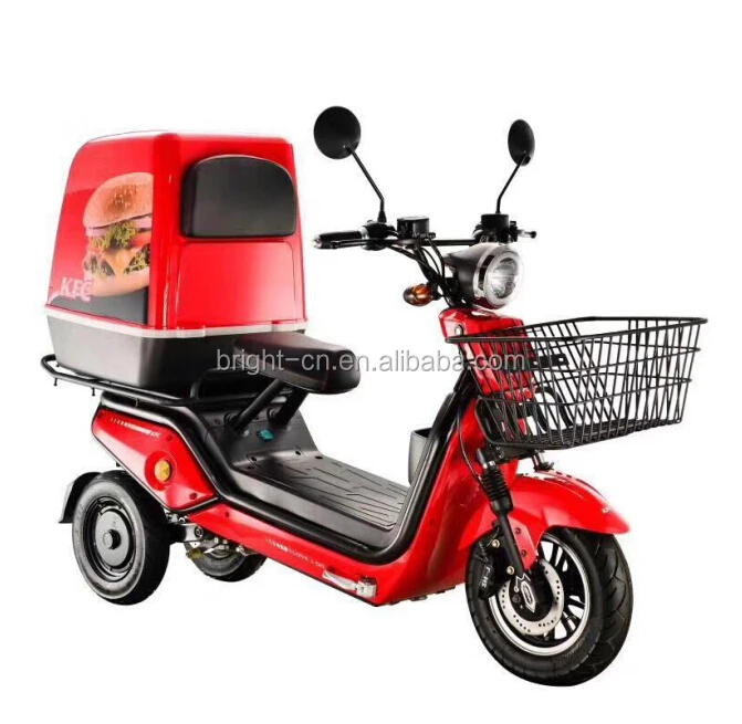 Manufacture Electric Commercial Electric Cargo Scooter With Big
