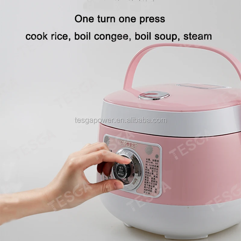 Intelligent Cnc 12v/220v Rice Cooker 1.8l For Ac Home Use/dc Battery