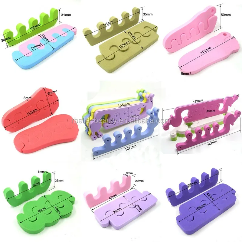 Professional Toe Separators Pedicure Cute Eva Toe Separators Toe Sepe