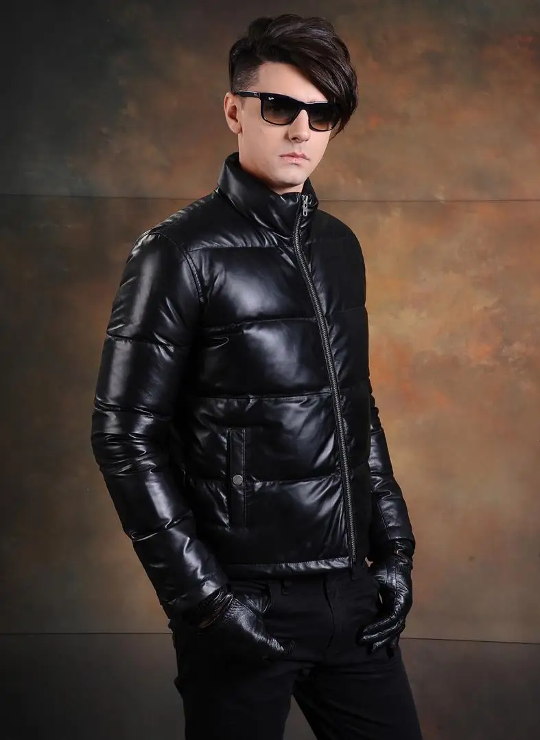 mens quilted down jacket