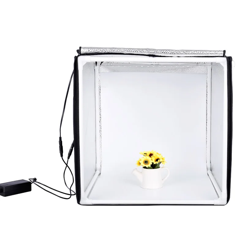 Photographic Lighting Folding Photo Studio Led Light Tent Box 60cm ...