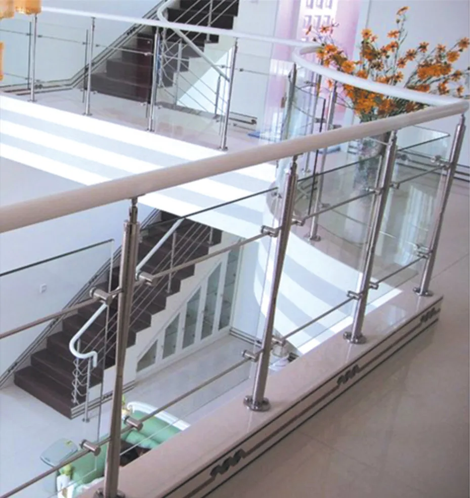 Stainless Steel Fiberglass Glass Iron Stair Railing Buy Iron Stair