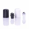 18mm Plastic Cap Stainless steel roller with black plastic roller holder for Glass Essential Oil Bottle