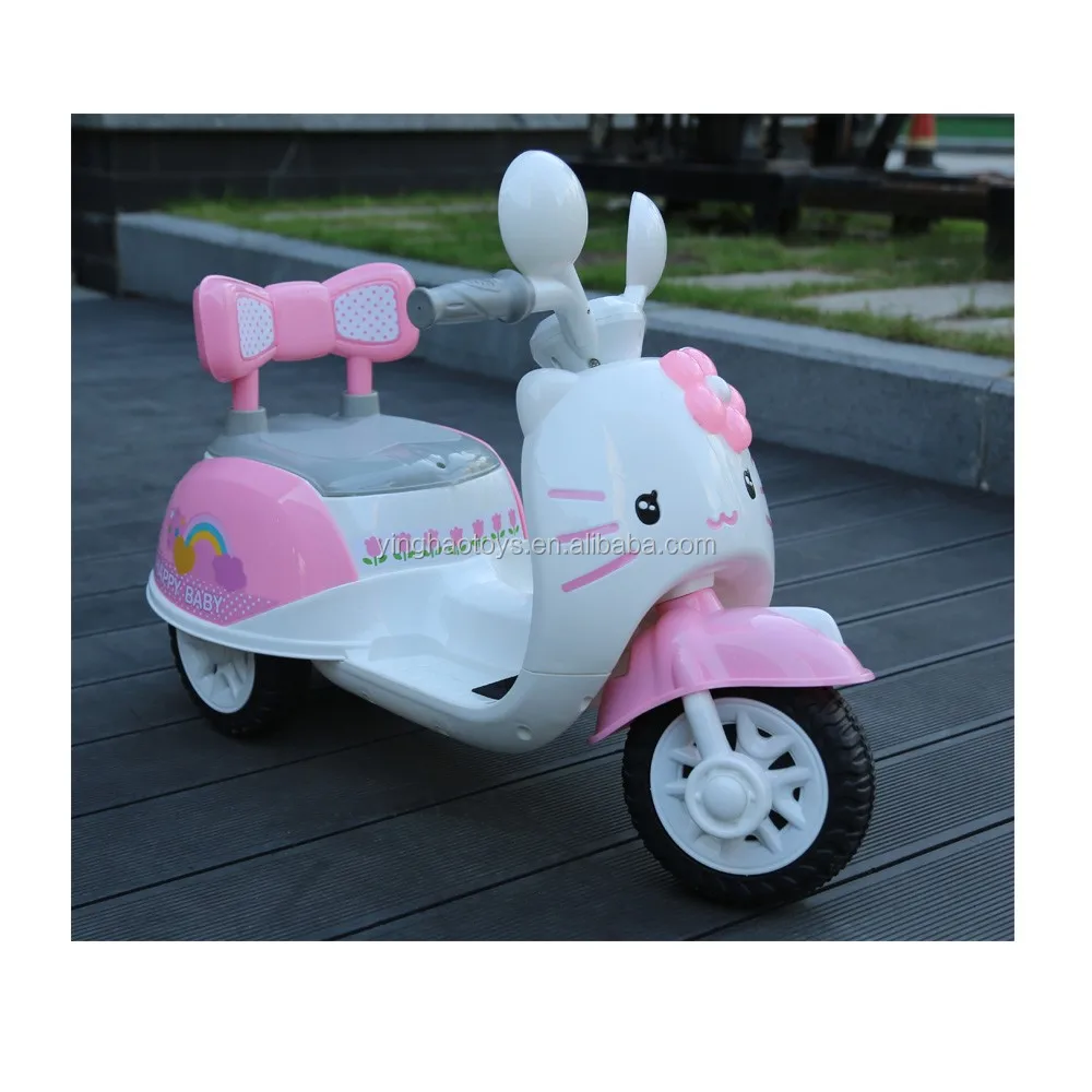 Mp3付きのオートバイの子供のおもちゃの車でのベビーブルーとベビーピンクのキティの電動ライド Buy Toy Cars For Babies Electric Toy Cars For Kids Toy Car With Mp3 Product On Alibaba Com