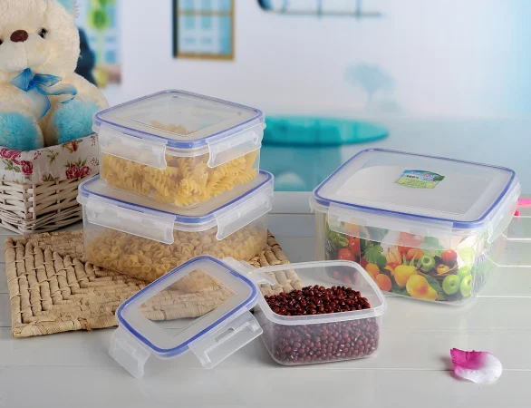 China supplier pp material 4 compartment lunch box,food storage