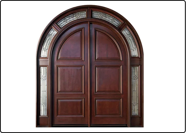 Latest Design Main Double Wooden Interior Room Door Frames Designs