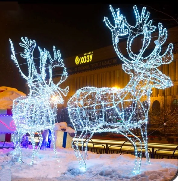 Moving Christmas Lights Outdoor Christmas Reindeer - Buy Outdoor