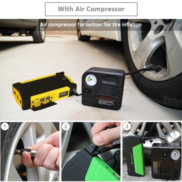 69800mah Multifunctional Portable Jump Starter Tool Kit For Motorcycle