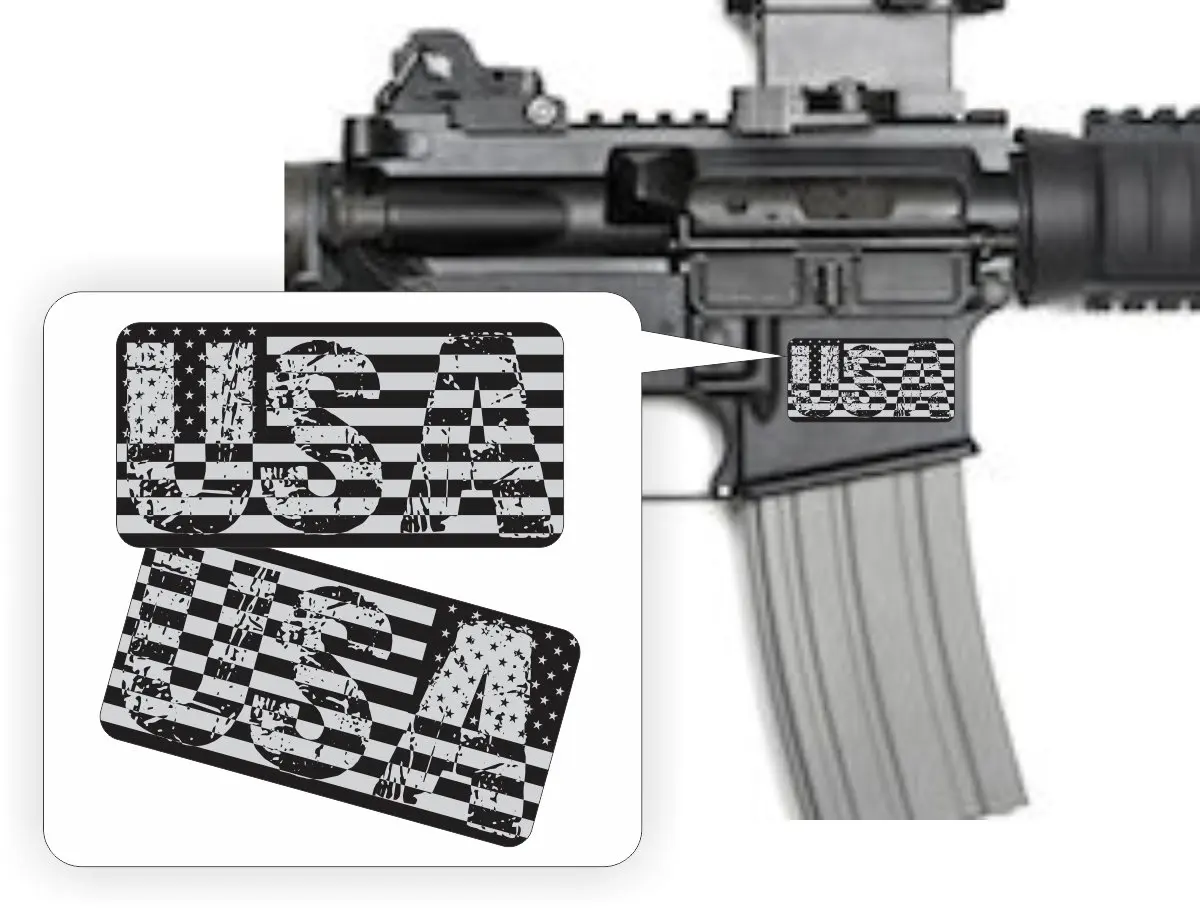 2 AR15 Lower F-OFF Were Full Decals \ Magazine Stickers \ AR-15 Mag Black Ops 