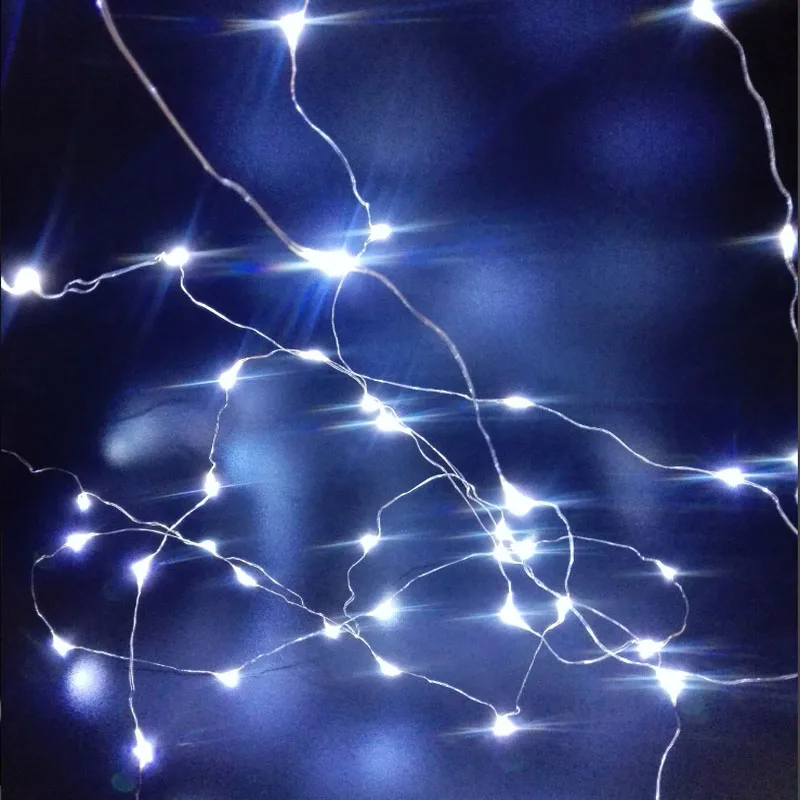 Jardin décor batterie adaptateur pathway lumière led chaîne de ...